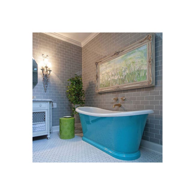 Resina renovación para bañera y lavabo, esmalte para baño: ARCAPOXY BAÑERA-2.5  kg (hasta 8 m² en 2 capas) RAL 6011 - Verde Reseda-ARCANE INDUSTRIES