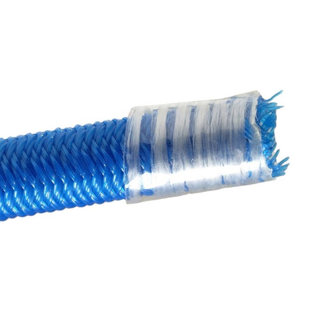Corda elastica Blu 100 m - Qualità PRO TECPLAST 9SW - Cavo per teloni con  diametro 9 mm - Prodotto in Francia