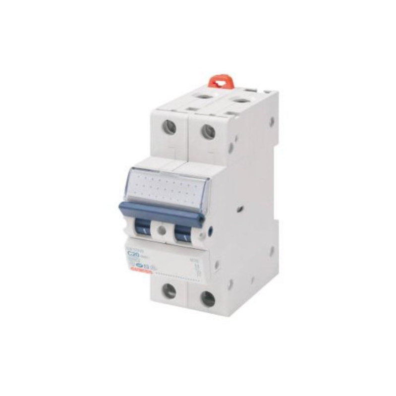 Disjoncteur Magnétothermique MTC 45-1P+N Courbe C 2A - 4500A/6kA - 1 Module - Neutre Gauche
