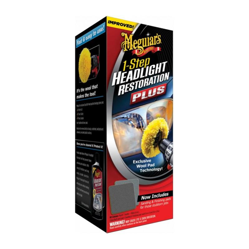 Kit de rénovation d'optiques de phares MEGUIAR'S Leroy Merlin