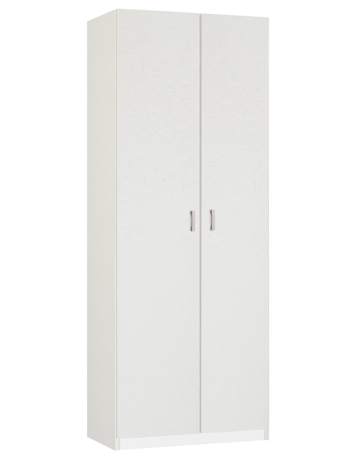 Armoire / meuble de rangement coloris blanc - Hauteur 180 x Longueur 60 x  Profondeur 35 cm