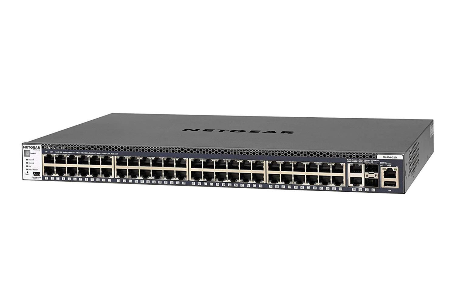 Switch Ethernet NETGEAR 52 Ports RJ45 Gigabit Manageable NIV3 2 X 10 switch-ethernet-netgear-52-ports-rj45-gigabit-manageable-niv3-2-x-10