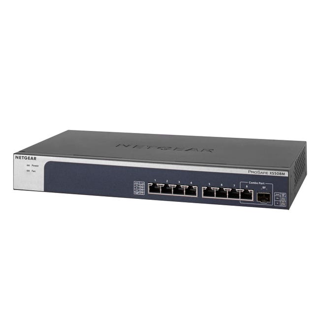 Switch Ethernet NETGEAR 8 Ports RJ45 10 Gigabit + 2 SFP+ XS508M