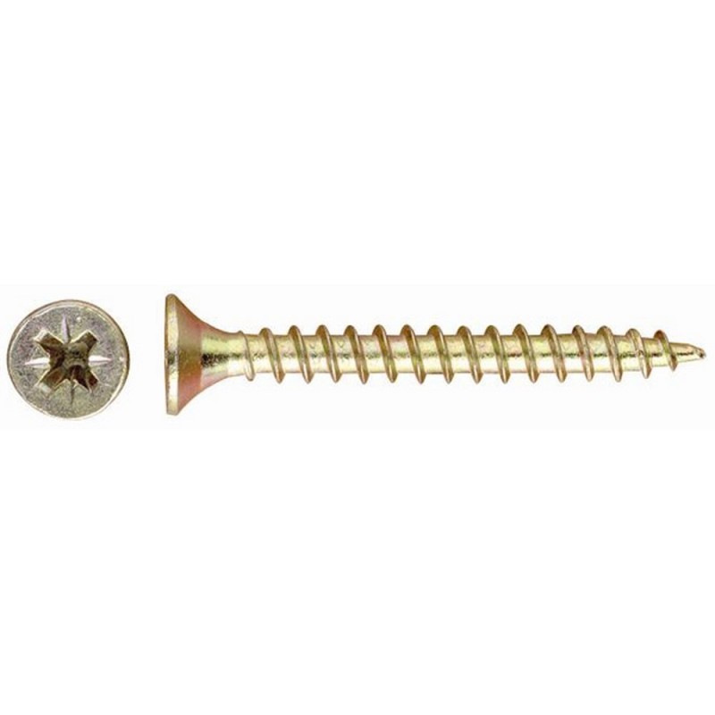 INDEX TPPO25025 - Tornillo Tirafondo Pozidriv Bicromatado Cabeza 90 ...