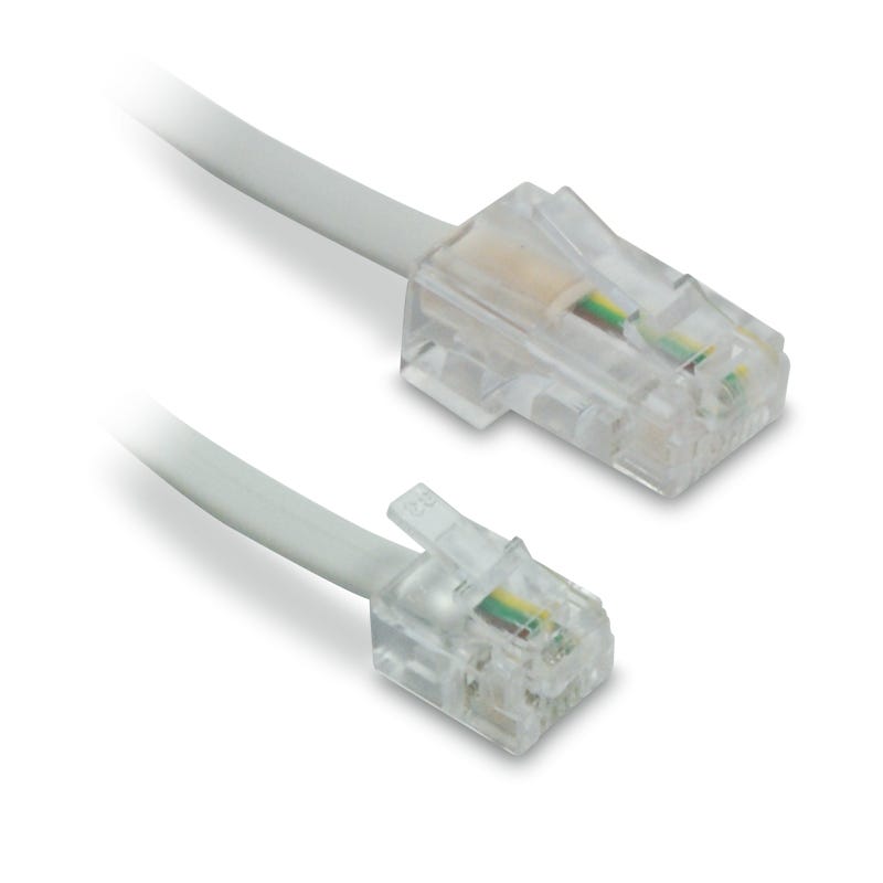 Câble Téléphonique Rj45/rj11 1,8 M - Metronic 495231