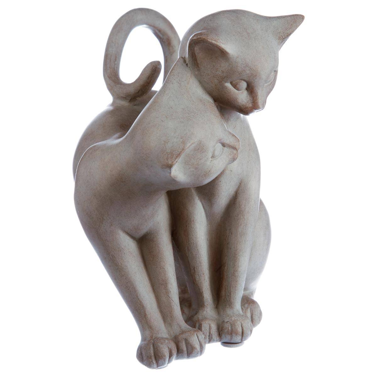 Pareja de gatos de resina - calin