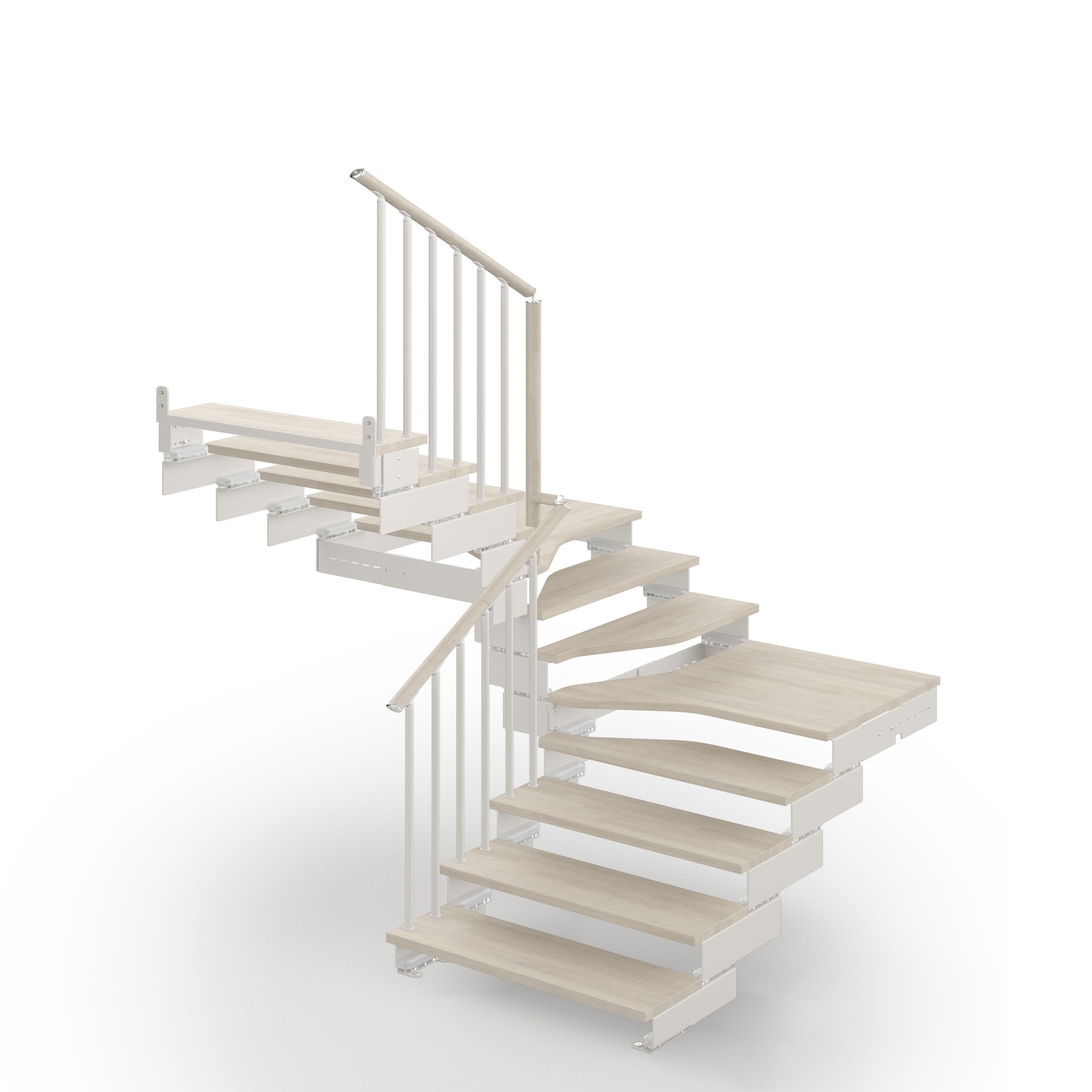 EMOS Interrupteur double double pour cage d'escalier Blanc