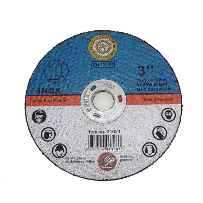 Bosch 2608622054 Disque Métallique De Ponçage 75 Mm - Roues et disques  abrasifs - Achat & prix