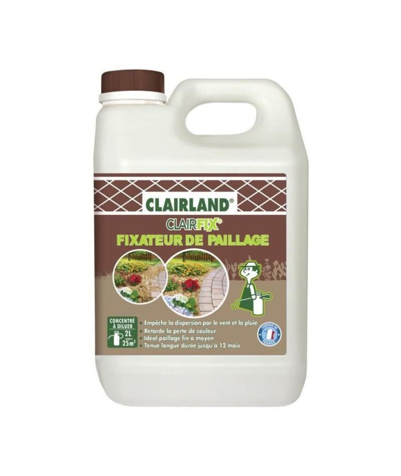 Fixateur De Paillage CLAIRLAND - Concentré 2L Pour Stabiliser Le Paillis 12 Mois