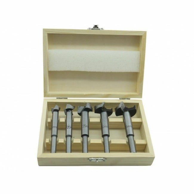 Set 5 Frese Fresa Legno Gambo 8mm Cerniere Misure 15 20 25 30 35mm set-5-frese-fresa-legno-gambo-8mm-cerniere-misure-15-20-25-30-35mm