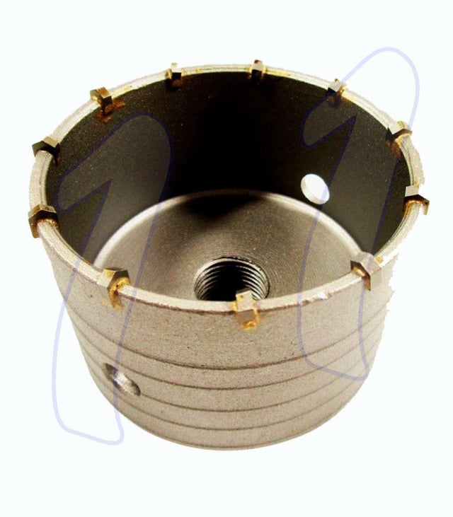 FRESA CAROTATRICE TAZZA 100 MM PER MURO FRESE PIETRA CEMENTO ASTA 11cm SDS PLUS