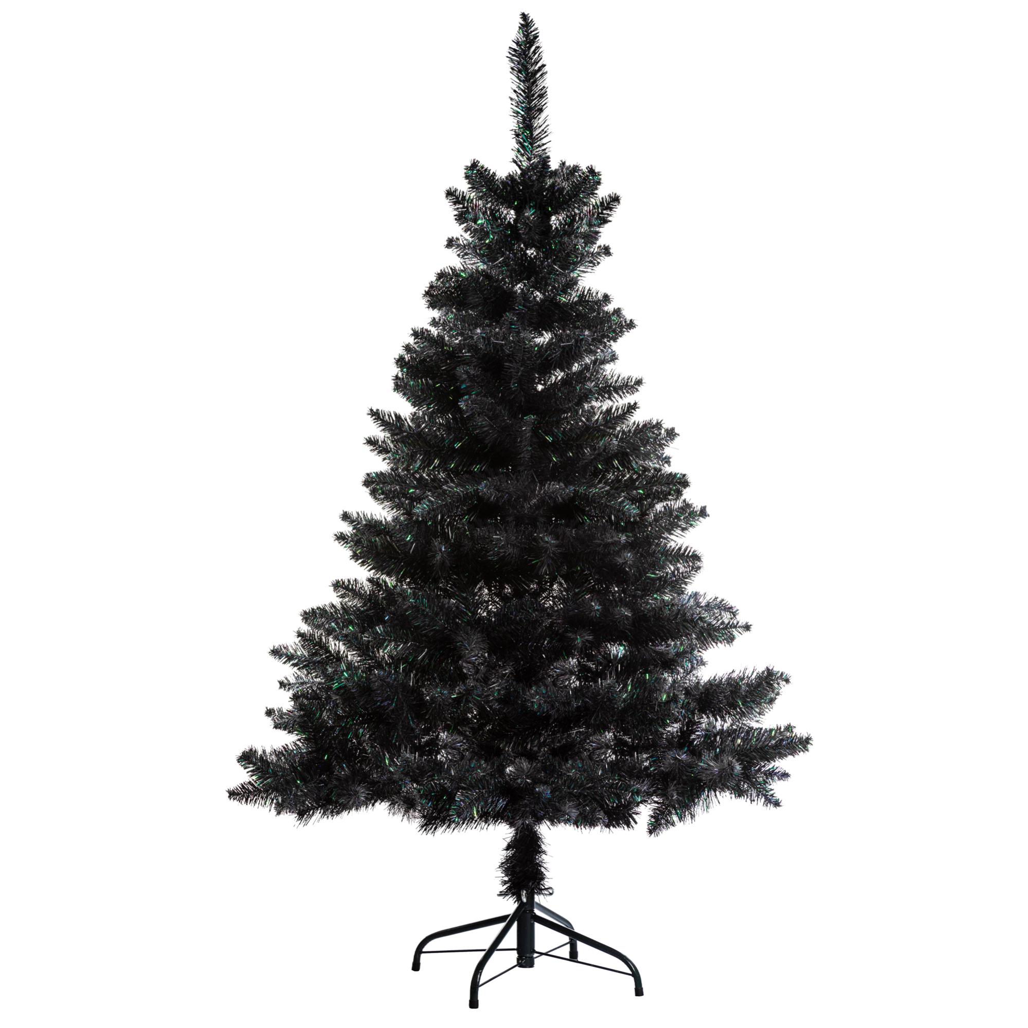albero di natale nero e oro