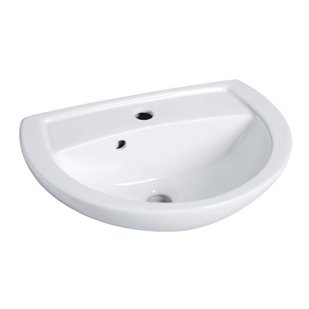 Keramag Kolo céramique lavabo blanc 50 cm 469924 Adaptateur-lavabo 