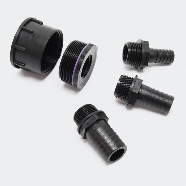 GASMIS Adattatore S60x6 3/4 Collo D'Oca Con Rubinetto A Sfera Doppio - Foto 8