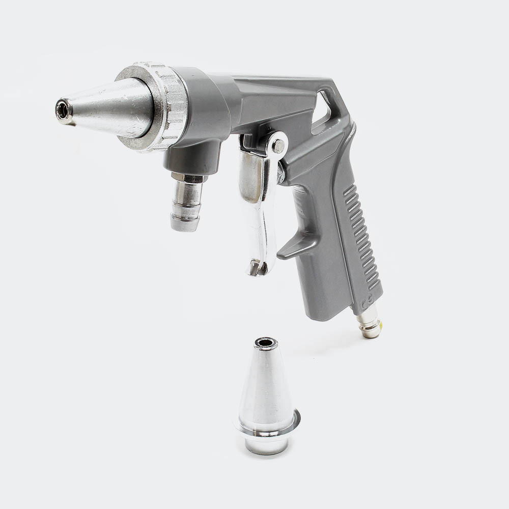 Sabbiatrice Per Legno Pistola Sabbiatura Con Serbatoio - 4 Ugelli Gomma, Consumo Aria 110 Lt/min, Pressione 6 Bar Pistola Sabbiatrice - Foto 5