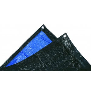 Bache Peinture 5x8 m - TECPLAST 150PE - Bleue et Verte - Haute Qualité -  Bache de protection Peinture pour sol et meuble