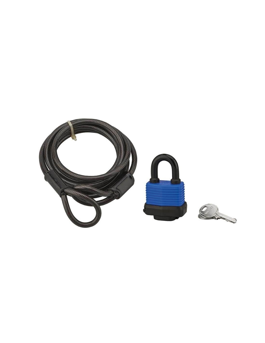 OTOTOP, CAVO ANTIFURTO A SPIRALE PER BICI IN ACCIAIO RICOPERTO PVC MM6XCM100