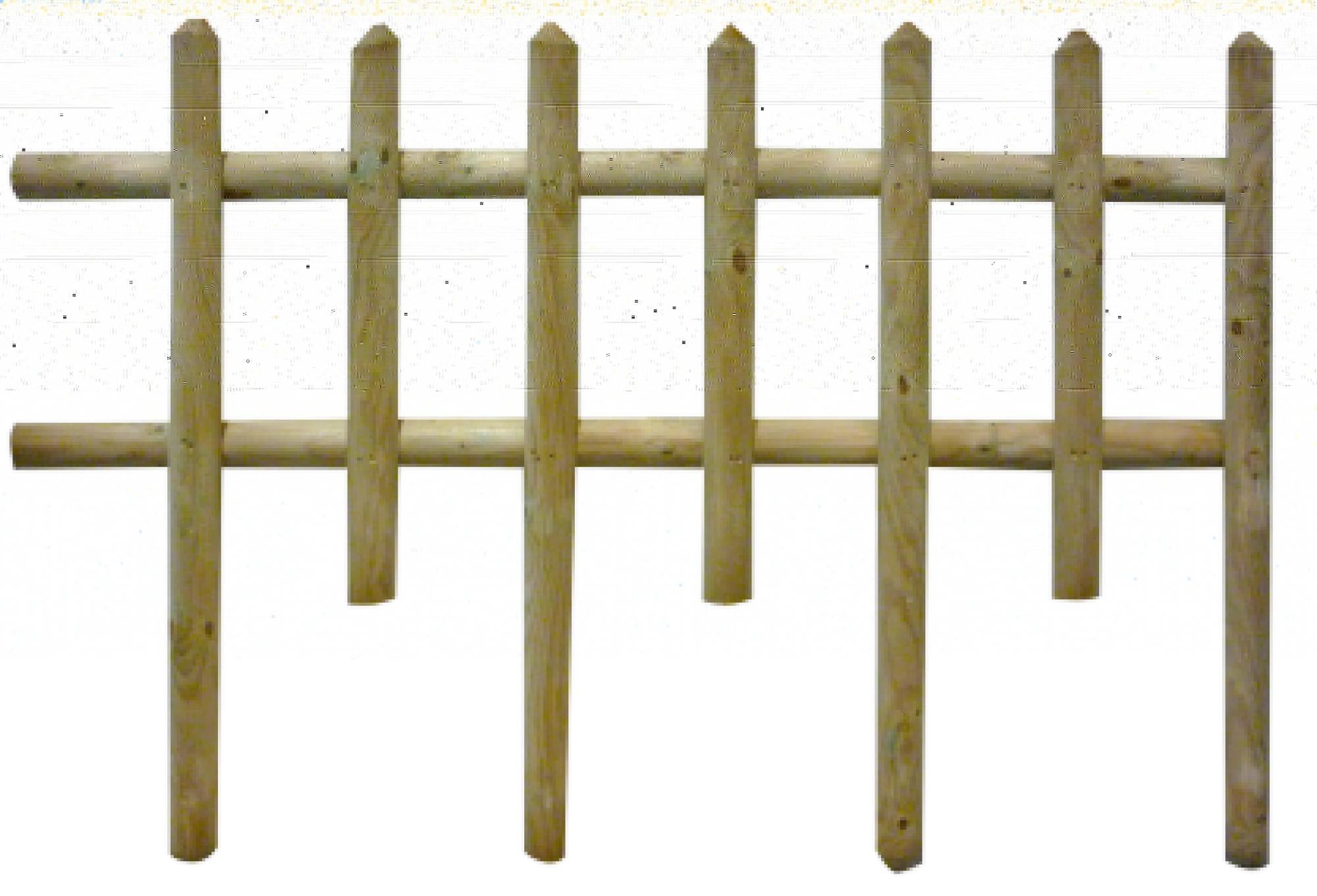 steccato in legno per giardino