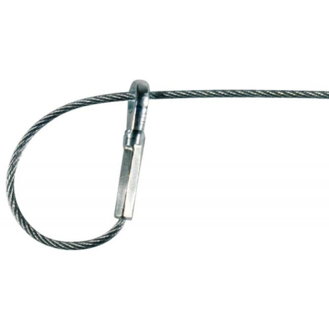 Câble acier avec oeillet et serre-câble WIS - Sachet de 10 - Câble