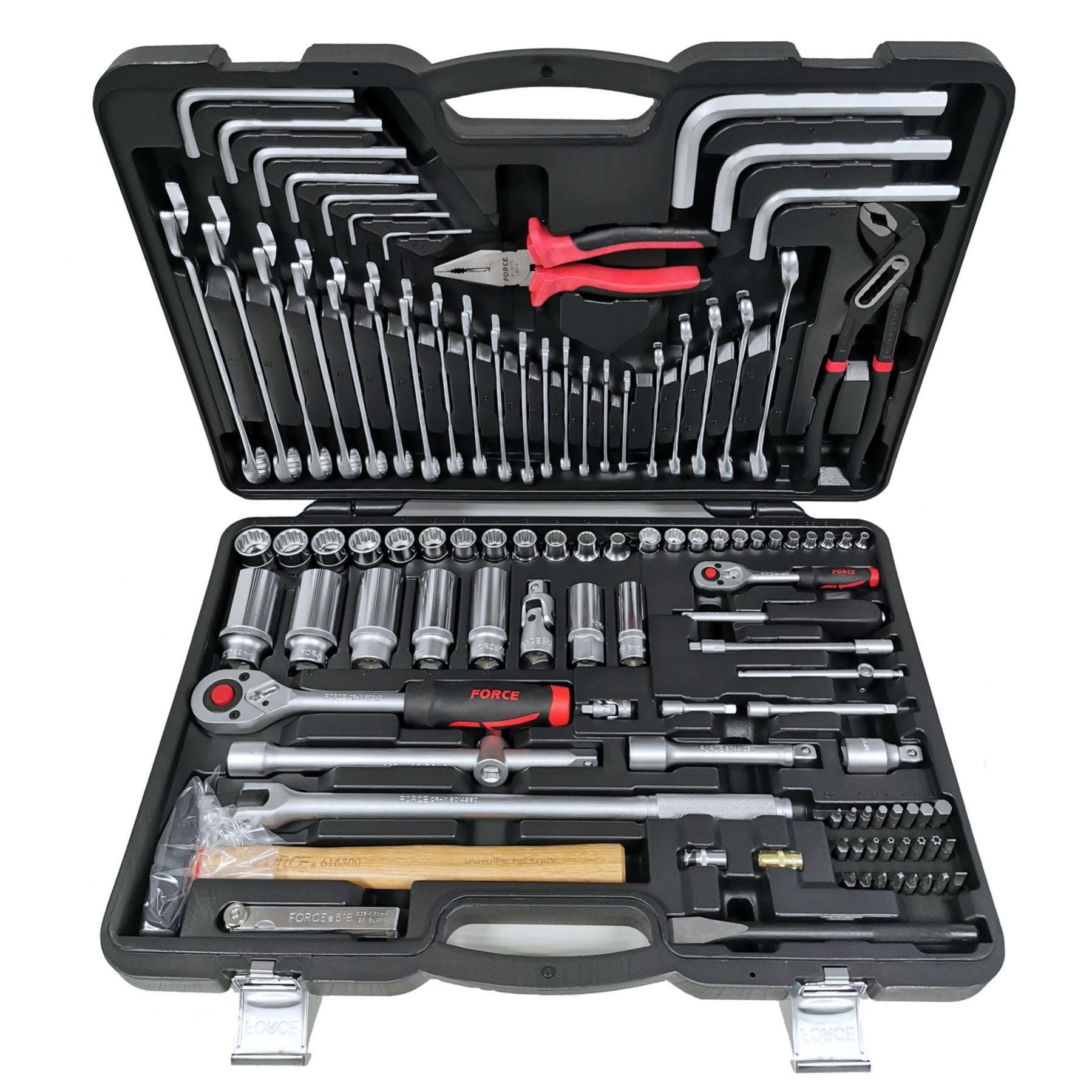 MALLETTE OUTILLAGE A MAIN COMPLETE 107 OUTILS QUALITE PROFESSIONNELLE ...