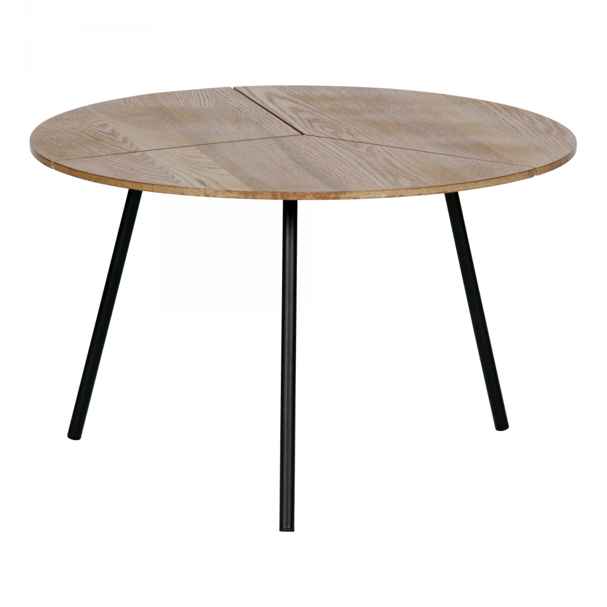 Table Basse Ronde Chêne Et Métal 38x60cm RODI | Leroy Merlin