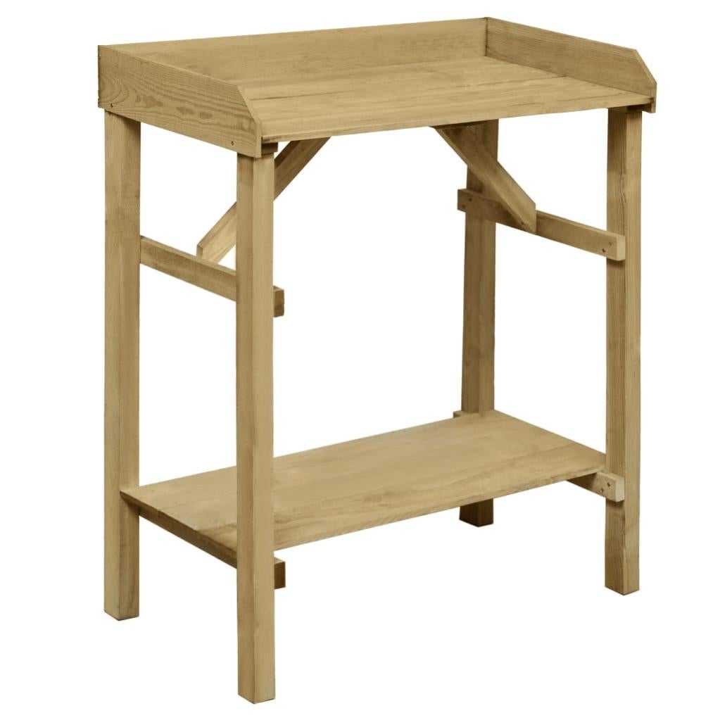 Table de jardinière Bois de pin imprégné 75x40x90 cm vidaXL | Leroy Merlin