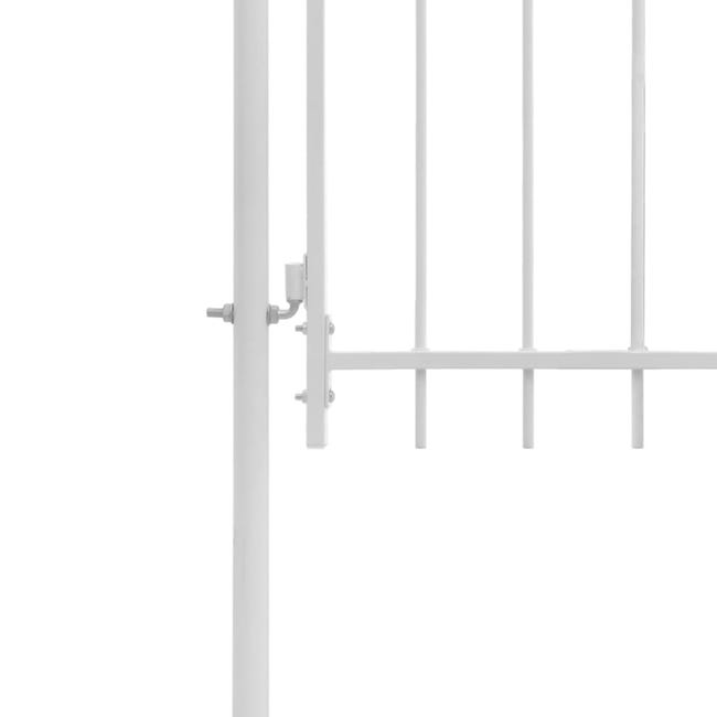 vidaXL Cancello da Giardino 100x75 cm in Acciaio Inossidabile