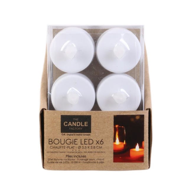 Petite bougie LED - Blanche