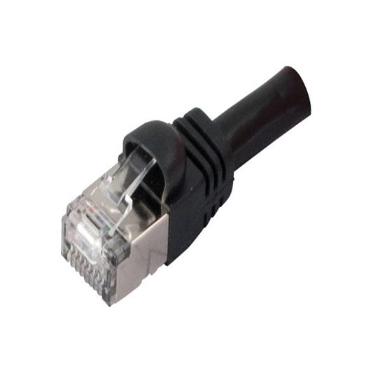 Câble Ethernet VoIP Cat 6 S/FTP snagless noir 6m
