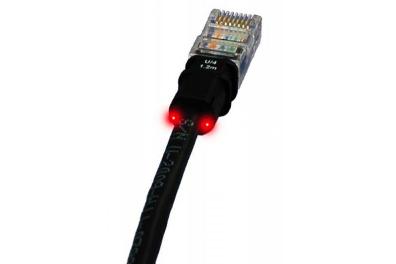 Câble Cat 6a patchsee UTP 12.20m noir Leroy Merlin