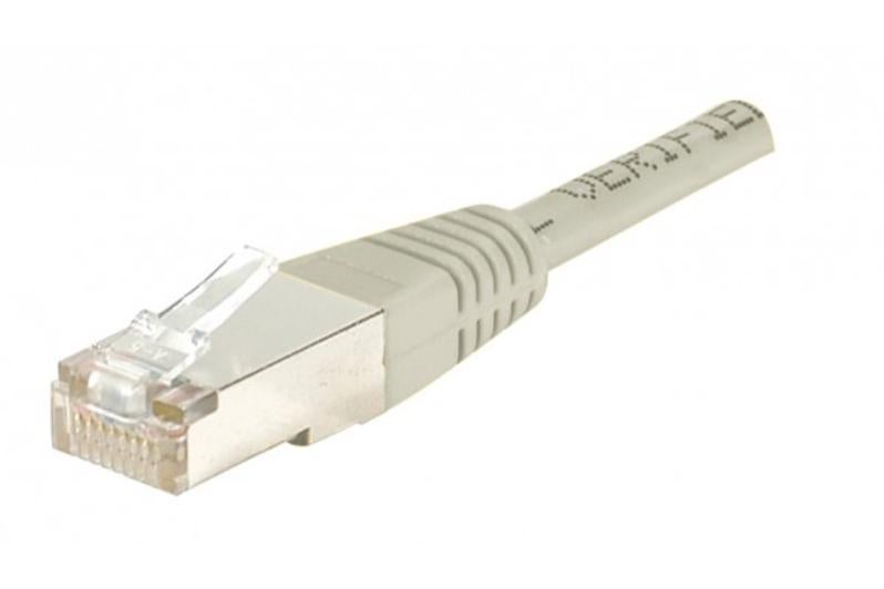 Câble Cat 5e 0.30m FTP beige Leroy Merlin