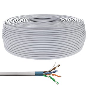 Câble Ethernet KOMELEC RJ45 CAT5e 10m UTP beige