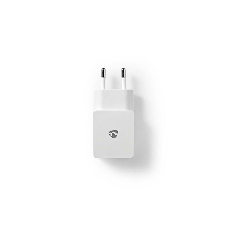 Chargeur secteur 1 USB 2.4A blanc