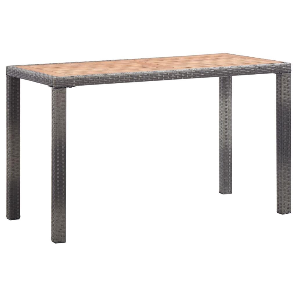 Tavolo da Giardino Antracite 34x34x38 cm Acciaio 362809