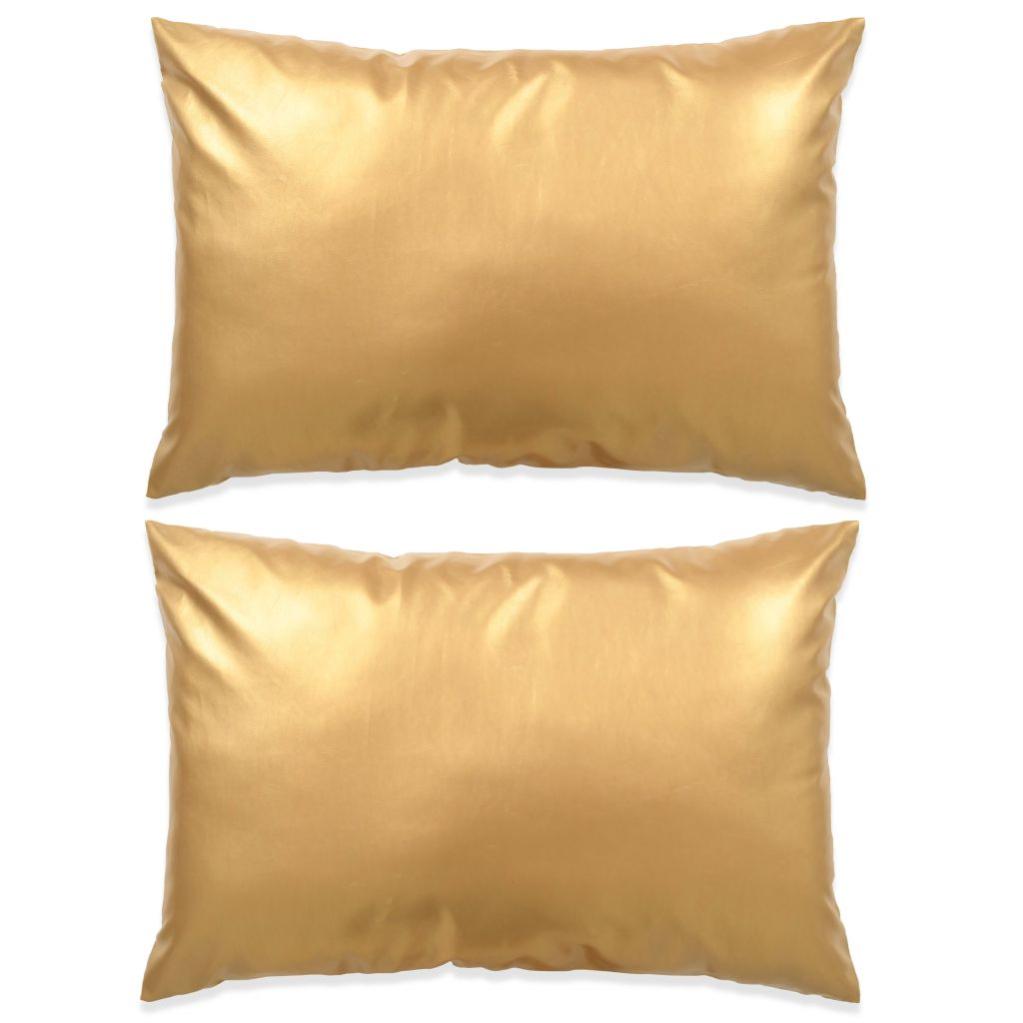 coussin doré