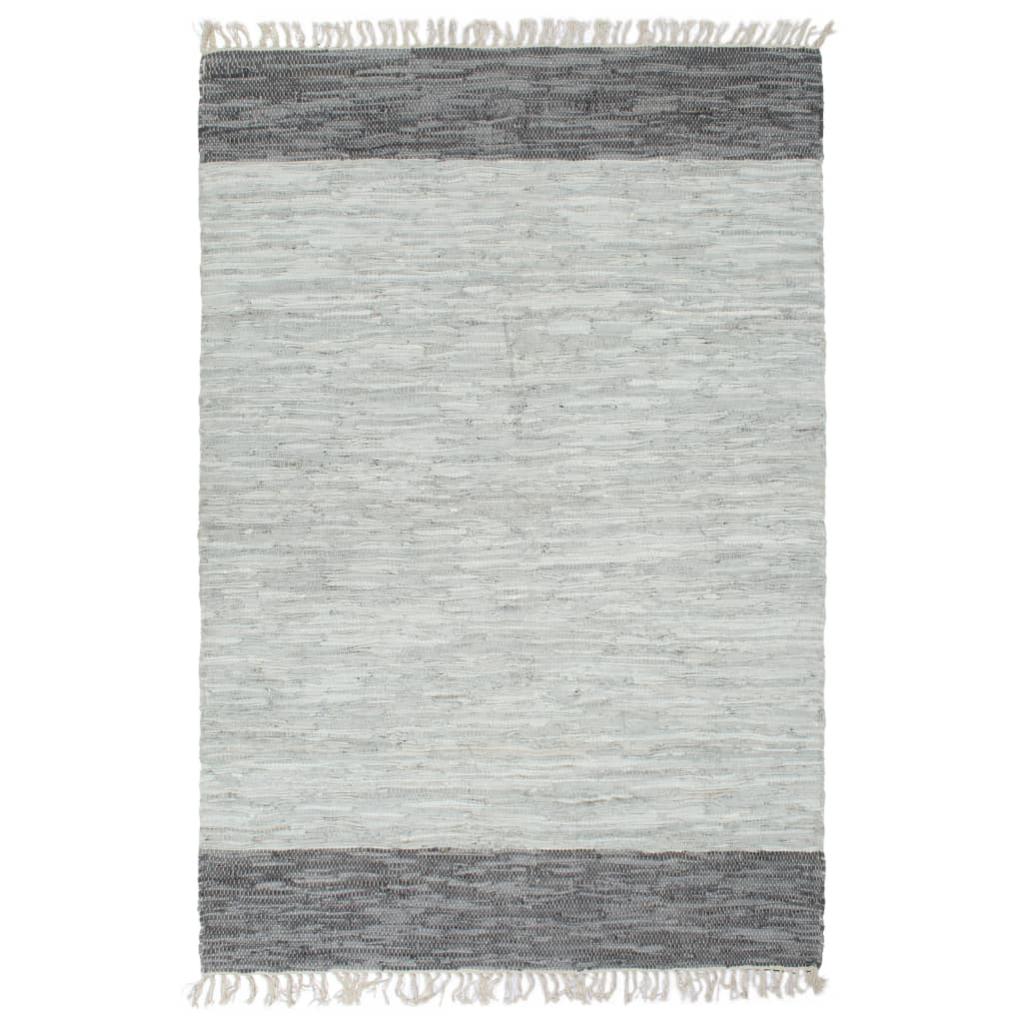 Tappeto geometrico 200x400 cm LUKEN - grigio
