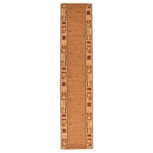 tapis de couloir support de gel beige 67x400 cm vidaxl leroy merlin