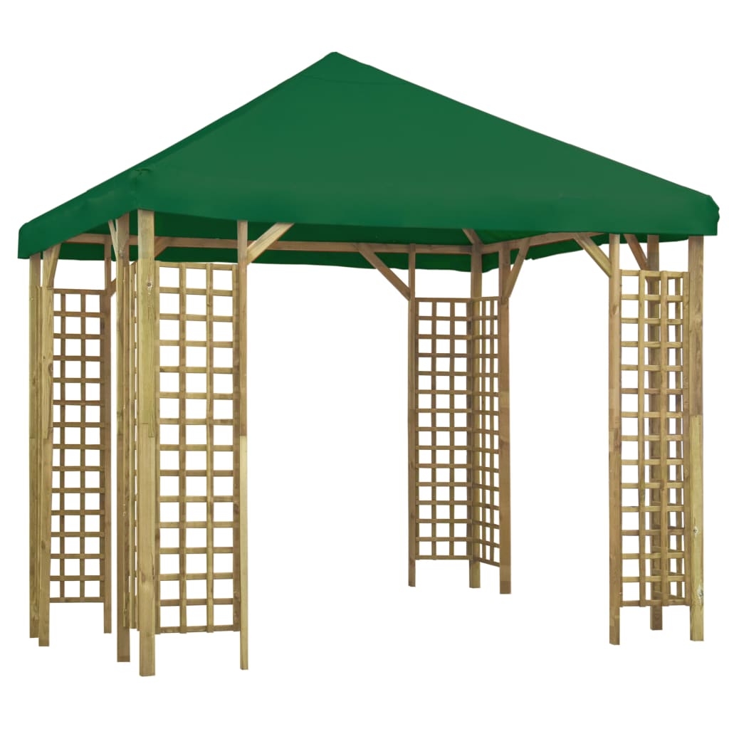 VidaXL Gazebo 3x3 m Verde Leroy Merlin