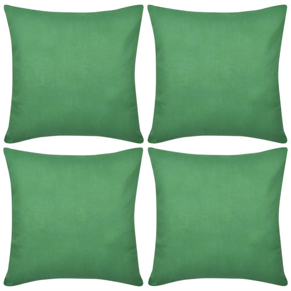 coussin vert