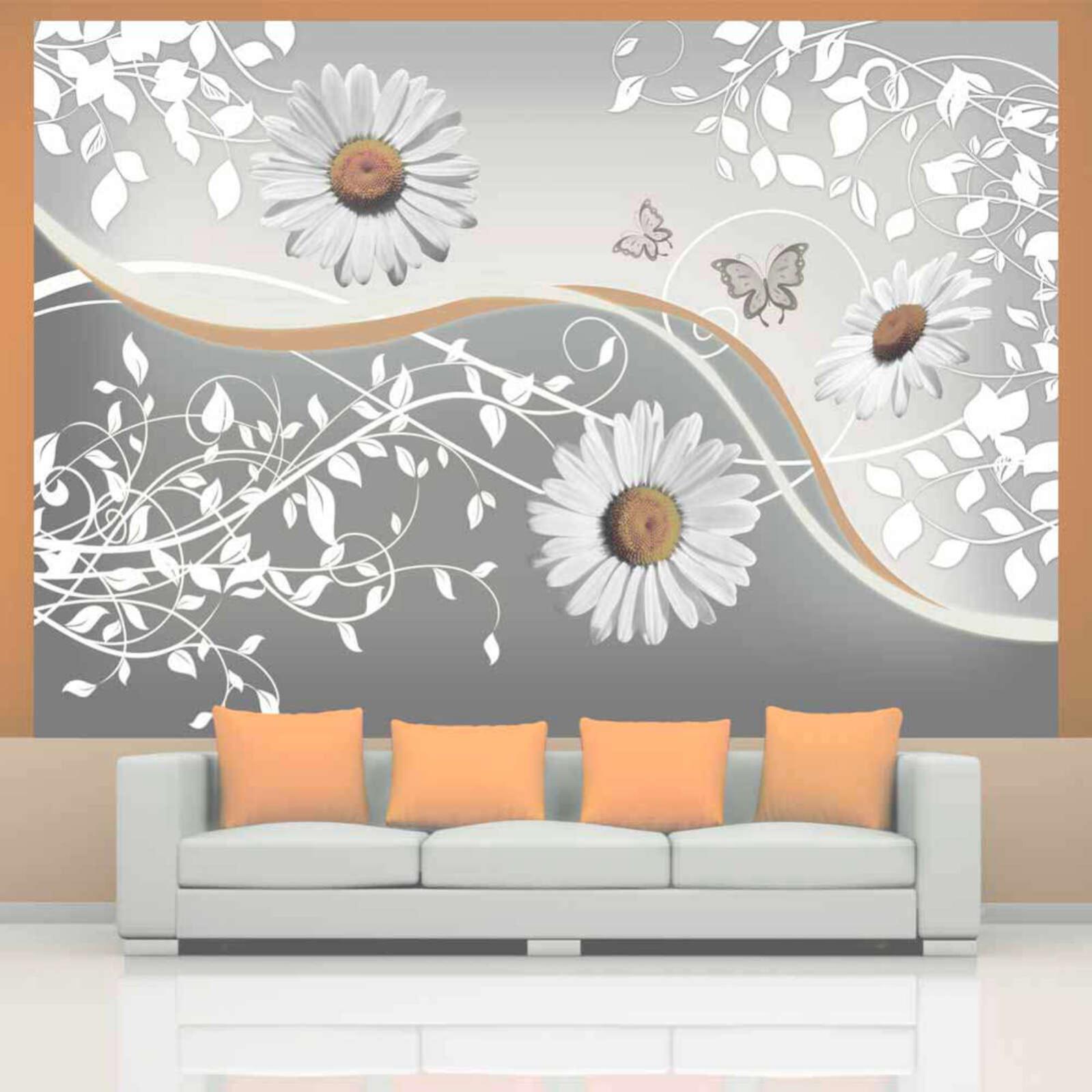 Papier peint Feuilles volantes