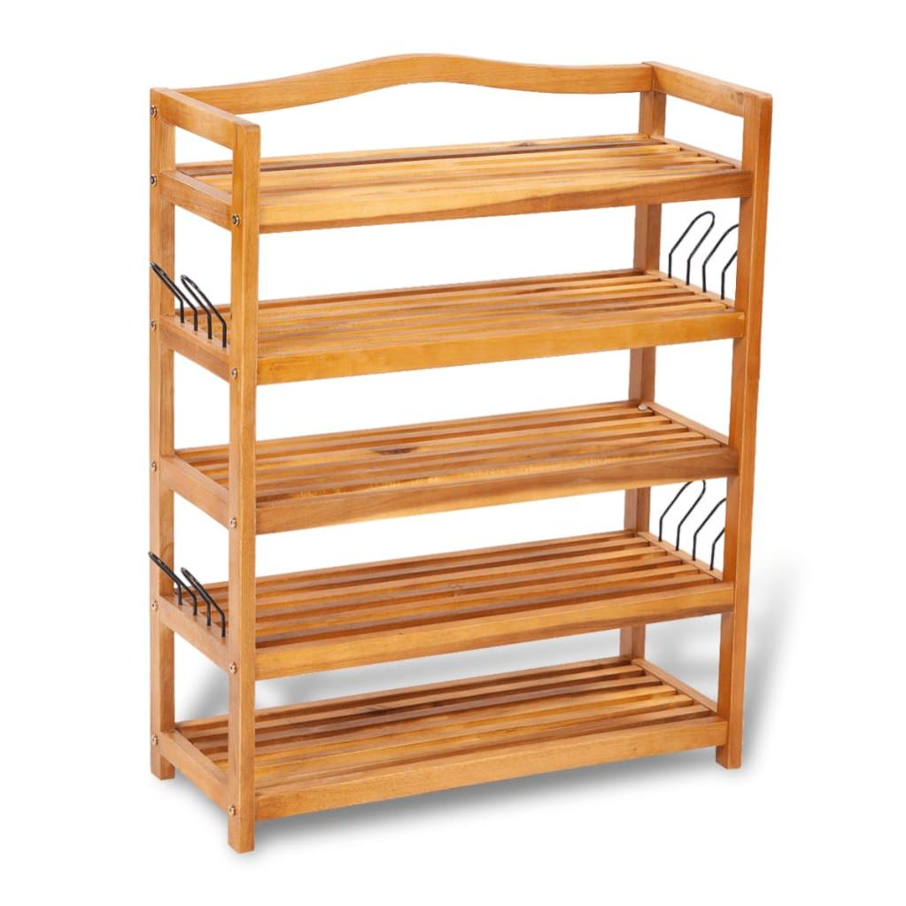 Étagère à Chaussures En Bois Flammé - Style Caisse à Fruits | Rangement Enfant/adulte - 38x22x19cm
