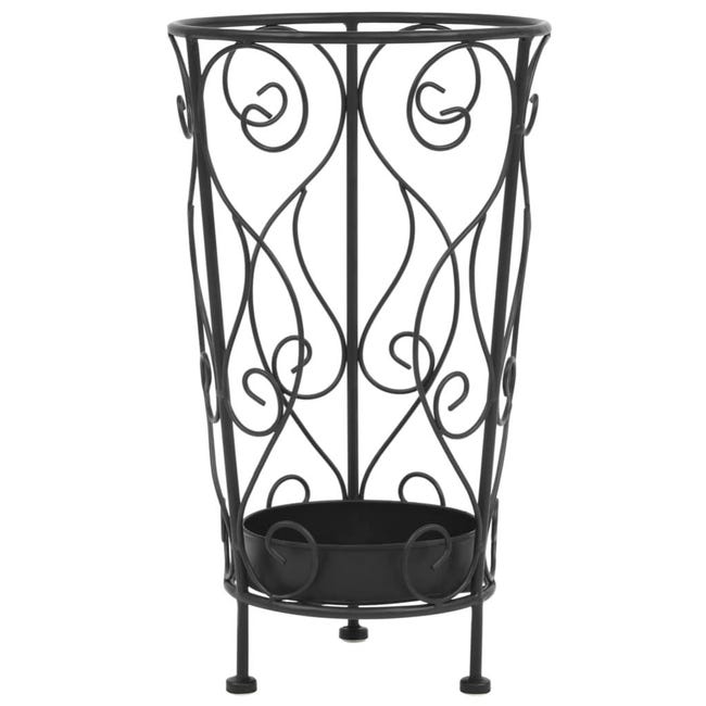 Porte Parapluie Style Vintage Metal 26 X 46 Cm Noir Vidaxl Leroy Merlin Porte Parapluie Style Vintage Metal 26 X 46 Cm Noir Vidaxl Leroy Merlin