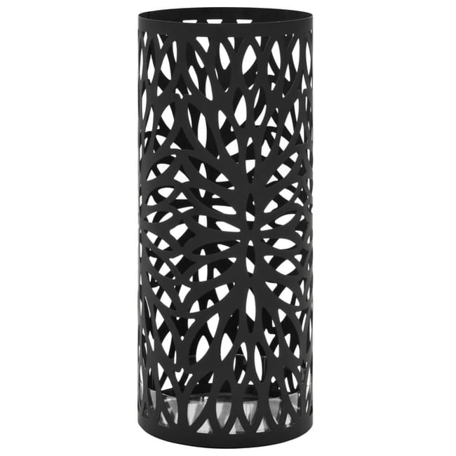 Porte Parapluie Feuilles Acier Noir Vidaxl Leroy Merlin Porte Parapluie Feuilles Acier Noir Vidaxl Leroy Merlin
