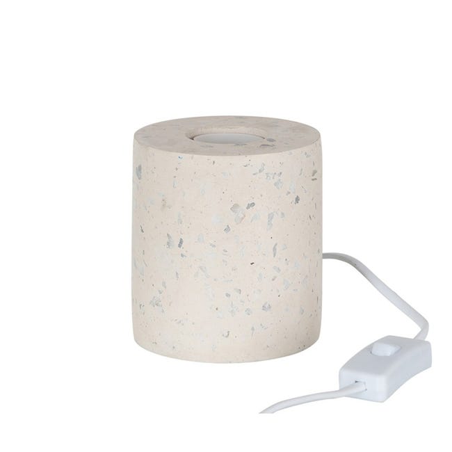 Socle lampe en blanc 10x10x11 cm | Leroy Merlin