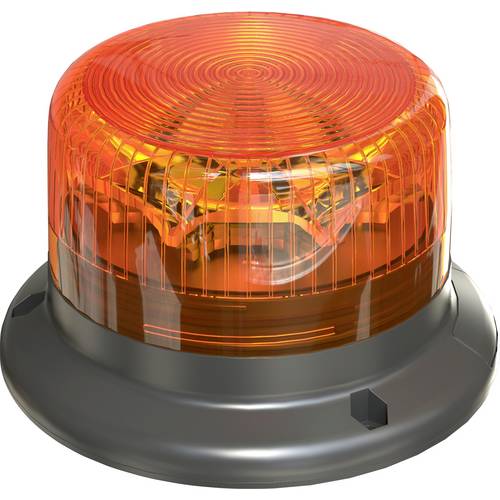 GYROPHARE ORANGE LED SUR TIGE FLEXIBLE 12/24 V ( R65 / R10
