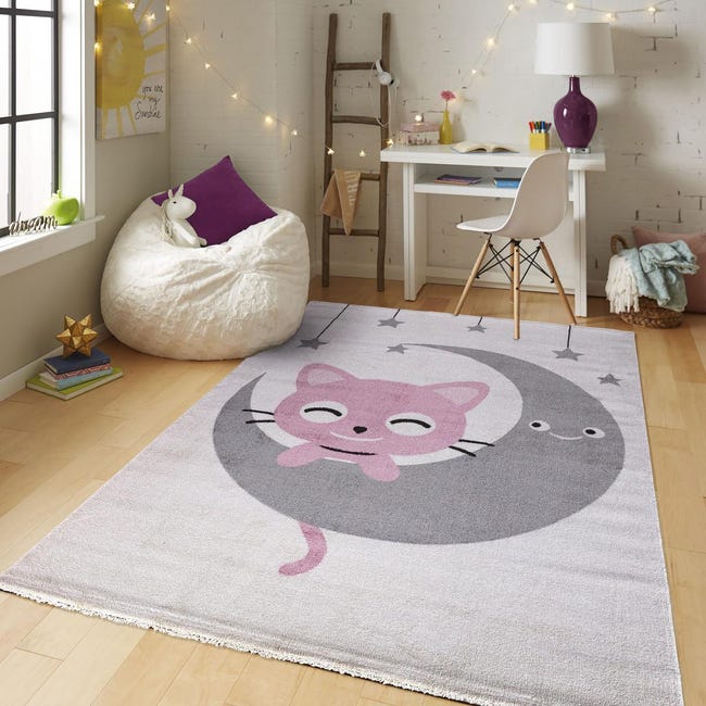 Tapis Enfant 1x170 Cm Rectangulaire Candy Cat Kj Rose Chambre Adapte Au Chauffage Par Le Sol Leroy Merlin Tapis Enfant 1x170 Cm Rectangulaire Candy Cat Kj Rose Chambre Adapte Au Chauffage Par Le Sol Leroy Merlin