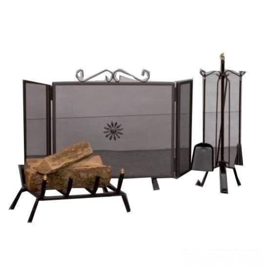 Griglia Brucialegna Ferro Battuto 60cm - Per Camino E Caminetti - Foto 14