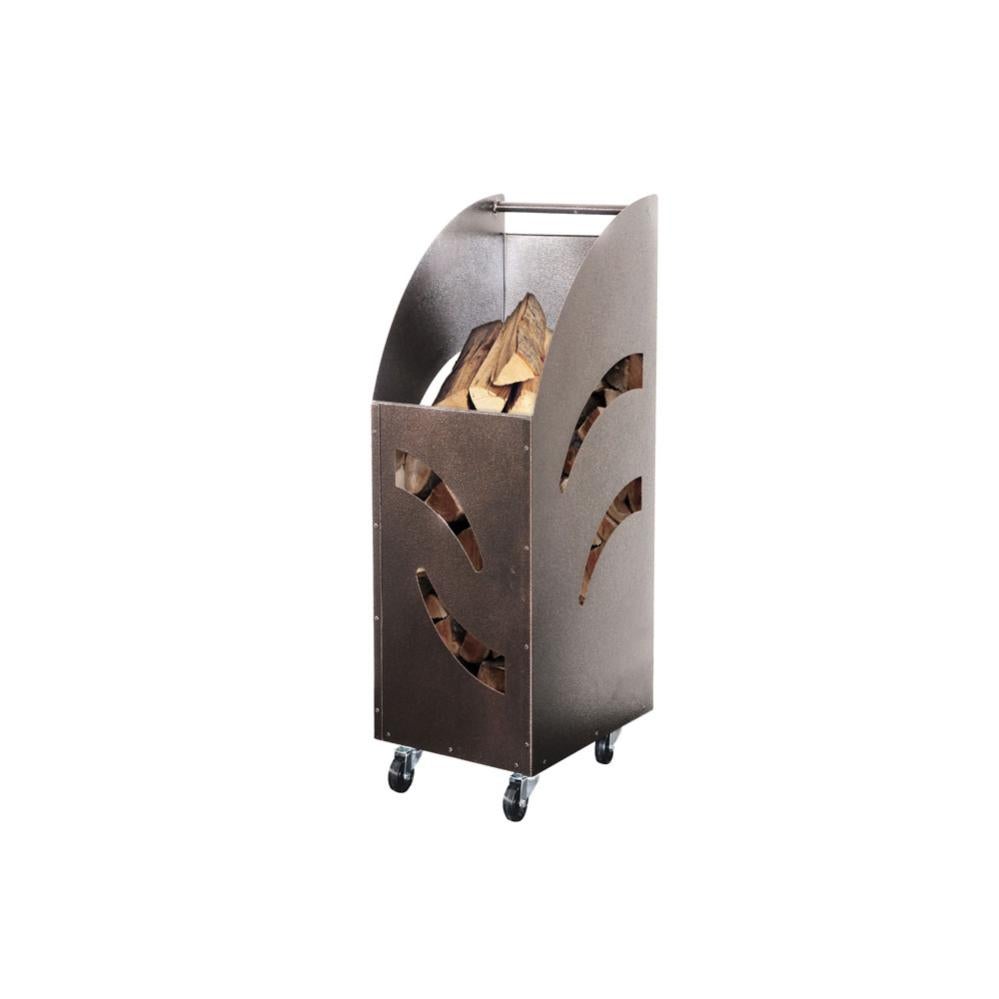 Camino Da Giardino Dobar Con Grill - Acciaio Inox Nero 57.5x38x148cm - Foto 5