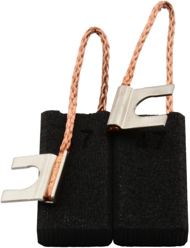 Jeu De Balais De Charbon Pour Black & Decker P5922A - 6.3x12