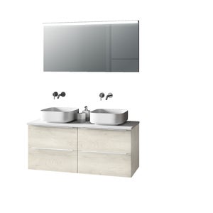 Mobile Bagno Milu' 50 cm Sospeso con Toppino per Lavabo in Appoggio